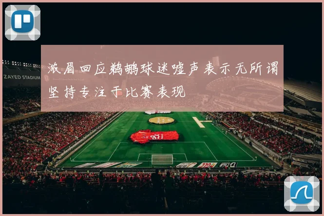 浓眉回应鹈鹕球迷嘘声表示无所谓坚持专注于比赛表现