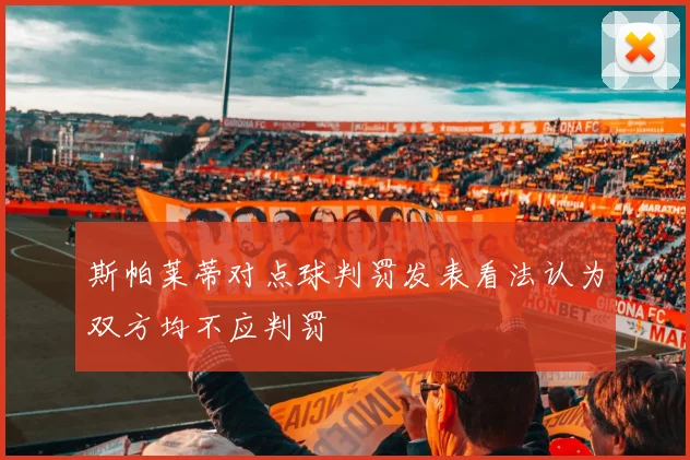 斯帕莱蒂对点球判罚发表看法认为双方均不应判罚